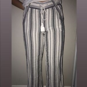 long striped pants🖤🤍